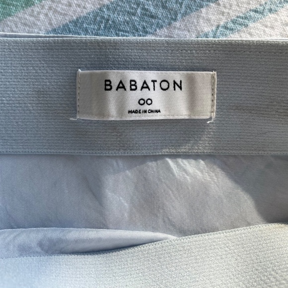 Slip Mini Skirt (Aritzia) Cement Blue - Picture 4 of 8